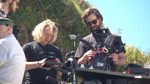 Cameramen in Port Isaac