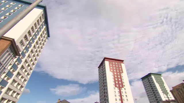 tower blocks at mount wise