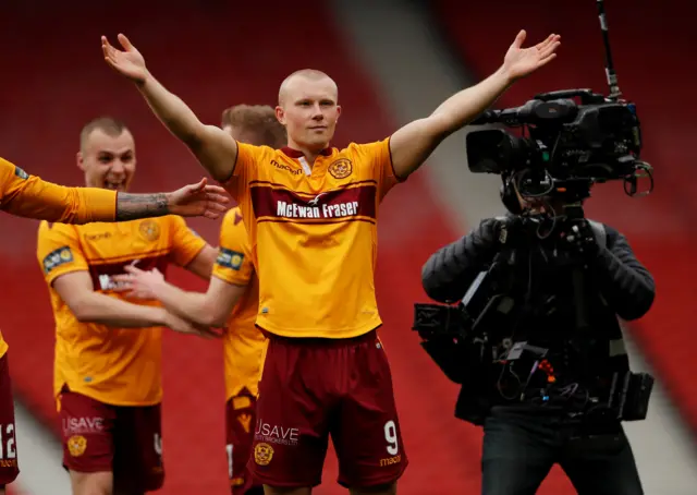 Motherwell striker Curtis Main