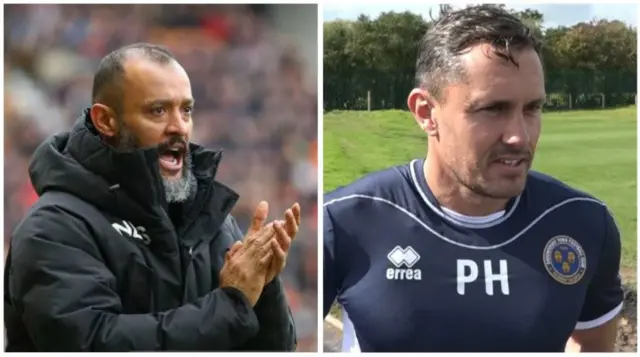 Nuno Espirito Santo and Paul Hurst