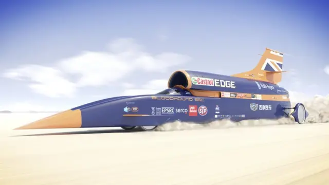 Artwork of the Bloodhound SSC