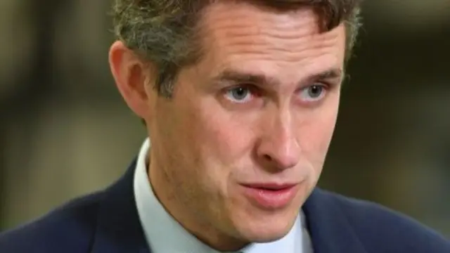 Defence Secretary Gavin Williamson