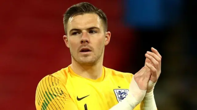 Jack Butland in England top