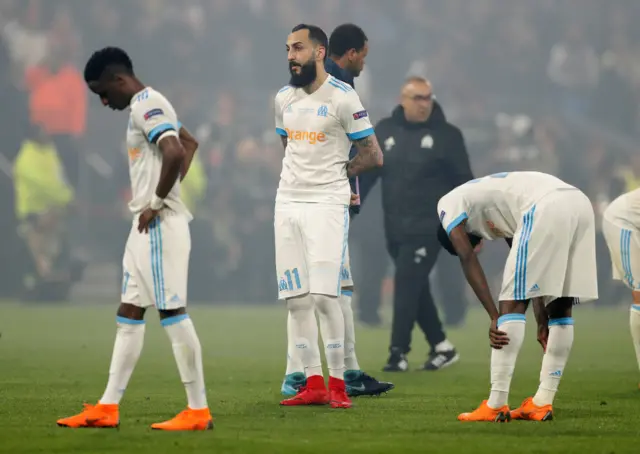 Marseille players