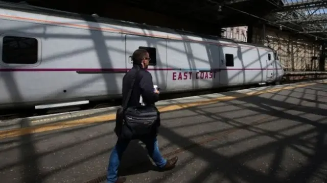 An East Coast Main Line train