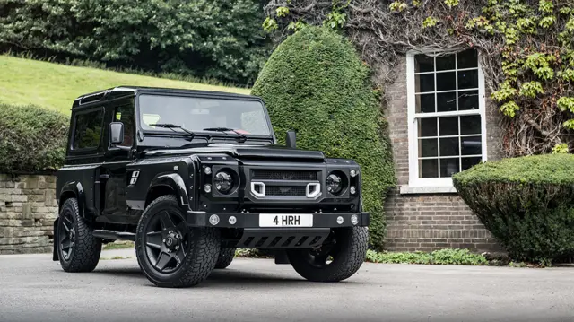 A custom-built Royal wedding car