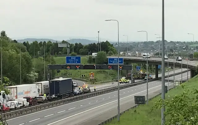 M5 crash