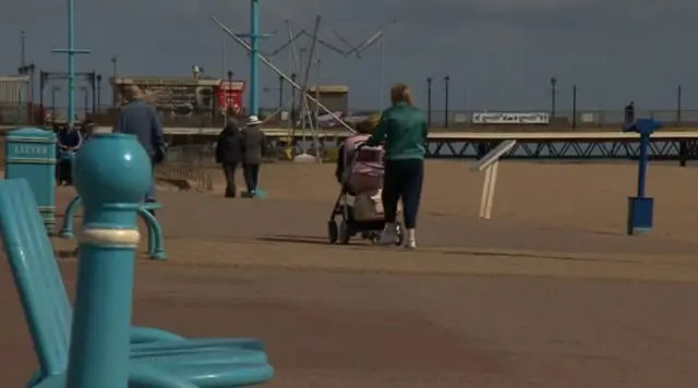 People at the beach