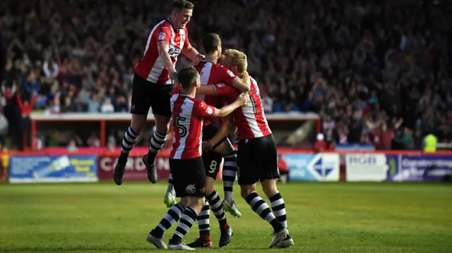 Exeter celebrate