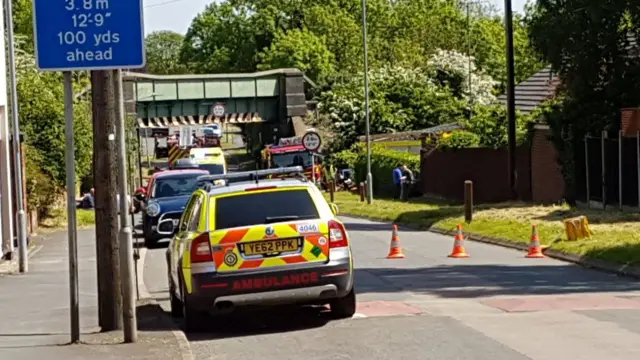 Road closure in Kibworth