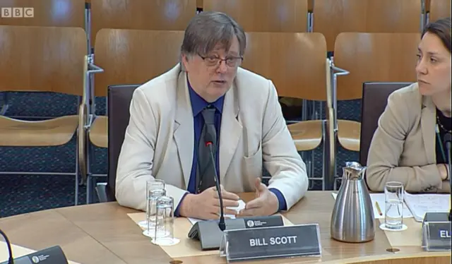 Bill Scott from Inclusion Scotland