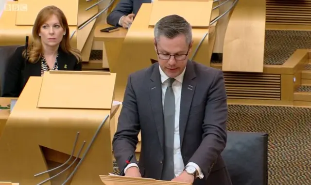 Finance Secretary Derek Mackay