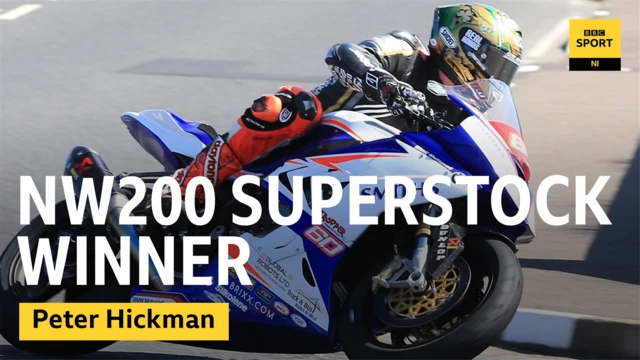 Peter Hickman with his first NW200 win