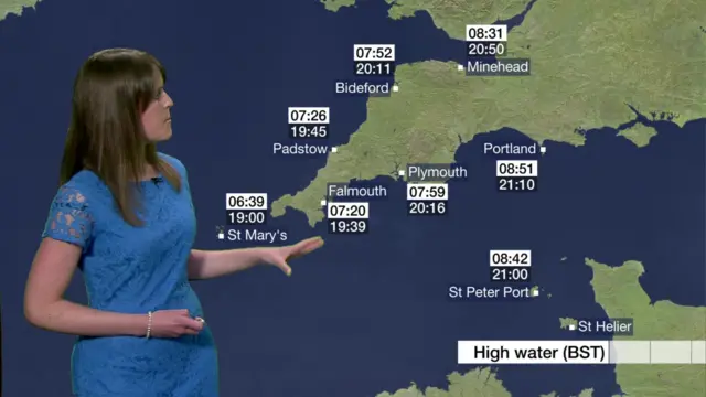 high tides maps for Devon and Cornwall