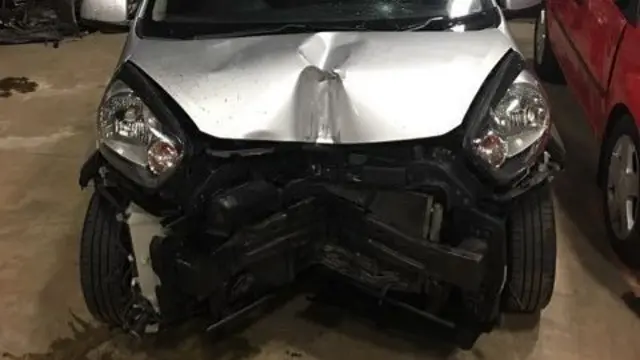 Car with damage