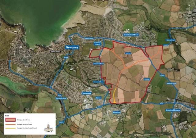 Newquay Strategic Route map