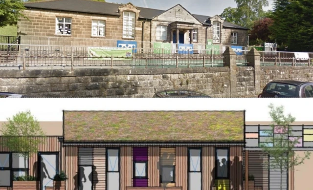 Primary school and an artists impression