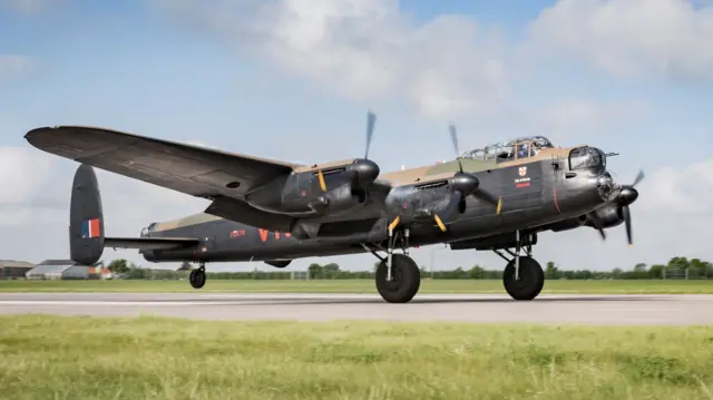 Dambuster on a runway