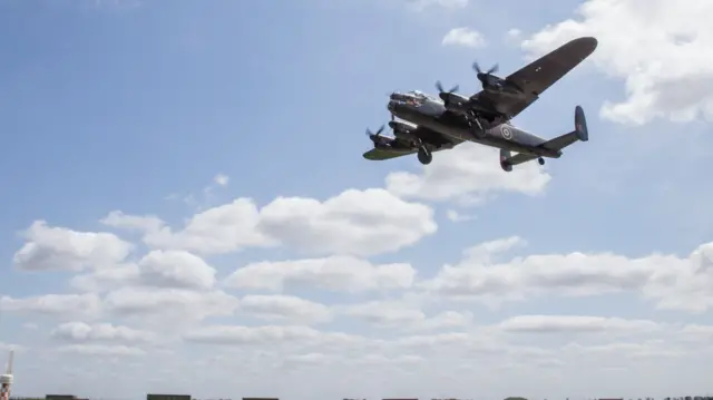 Lancaster in the sky