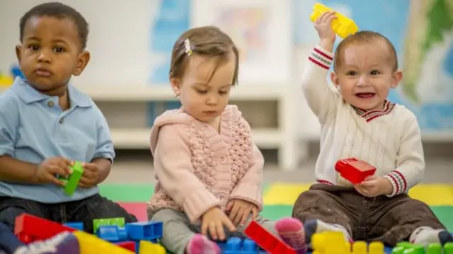 Children at a childminders group