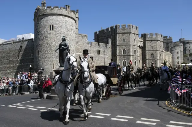 Rehearsal parade in Windsor