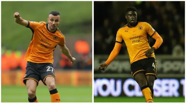 Romain Saiss and Alfred N'Diaye