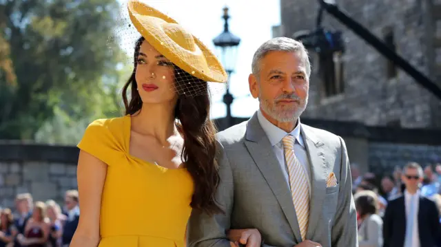 Amal and George Clooney