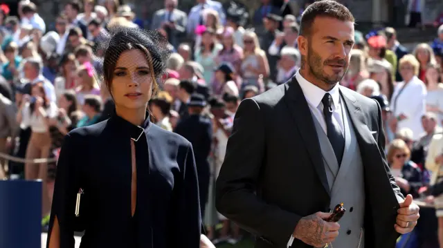 Victoria and David Beckham