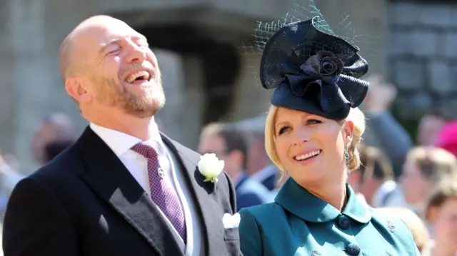 Mike and Zara Tindall