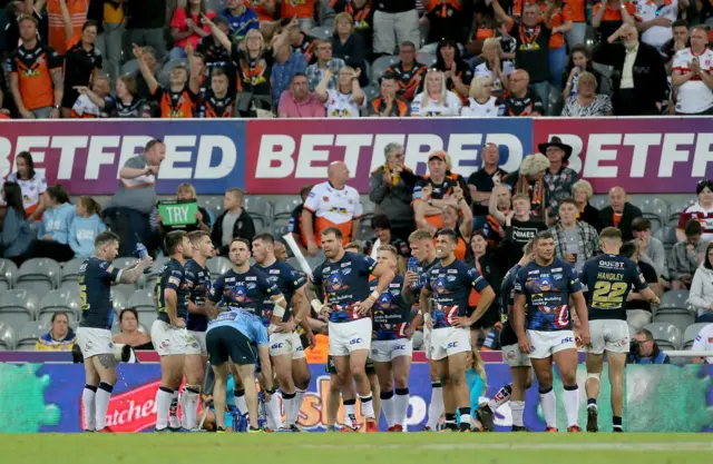 Dejected Leeds Rhinos