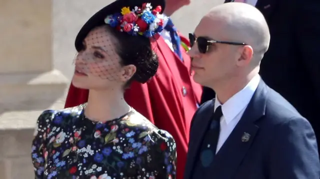 Tom Hardy, with Charlotte Riley