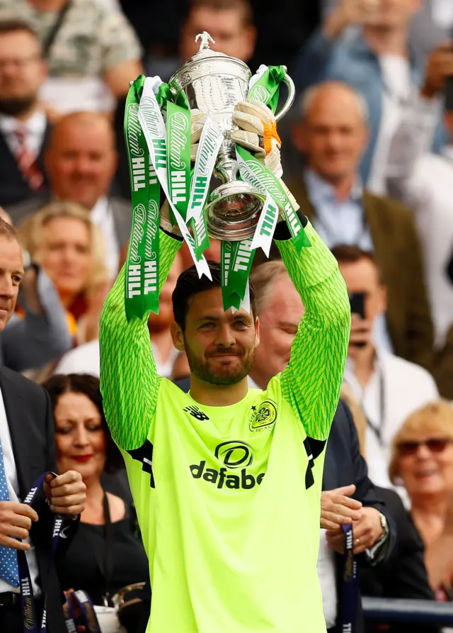 Celtic goalkeeper Craig Gordon