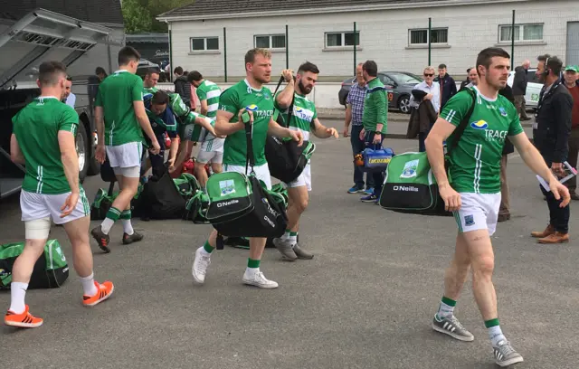 Fermanagh team arrive