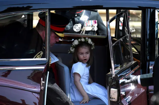 The Duke of Cambridge and his daughter, Princess Charlotte