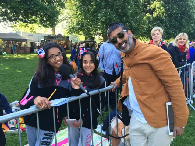 Nihal with Tianna and Amelia