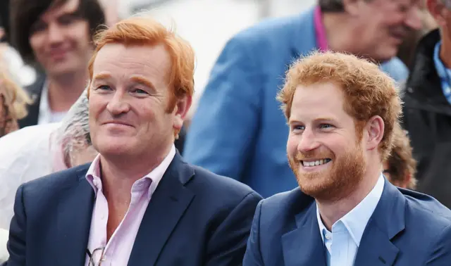 Mark Dyer with Prince Harry