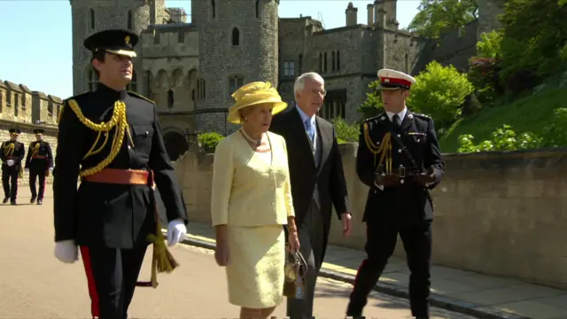 Sir John Major and Norma Major