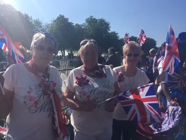 Elizabeth Cranston, Ann Hood and Susanne McNally from County Durham