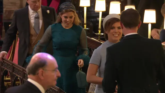 Princesses Beatrice and Eugenie