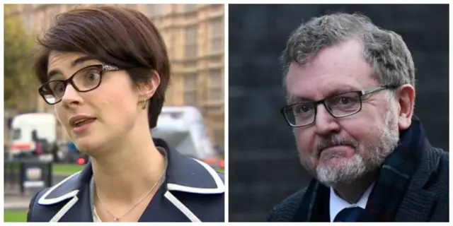 UK Constitution Minister Chloe Smith and Scottish Secretary David Mundell