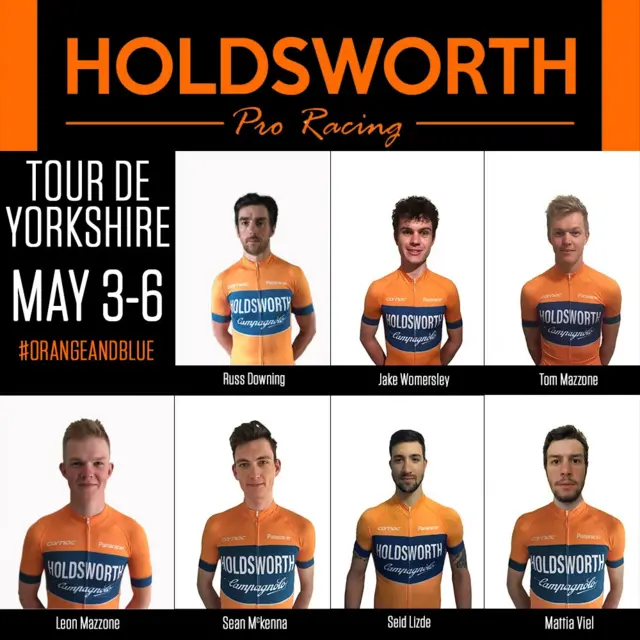 Holdsworth Bikes team