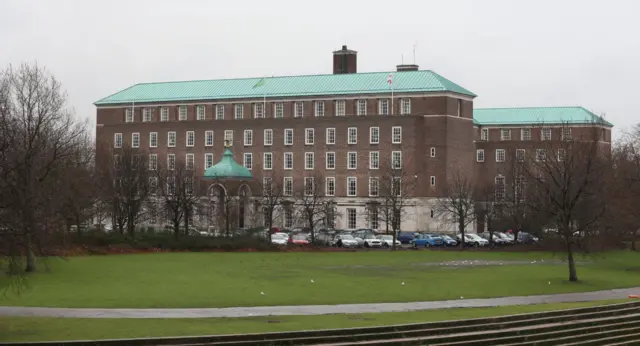 County Hall in West Bridgford