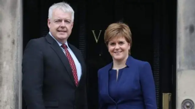 Carwyn Jones and Nicola Sturgeon