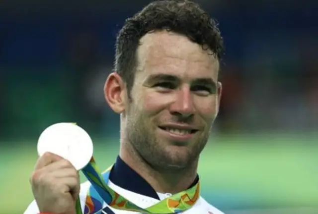 Mark Cavendish won Olympic Silver on the track in Rio last year