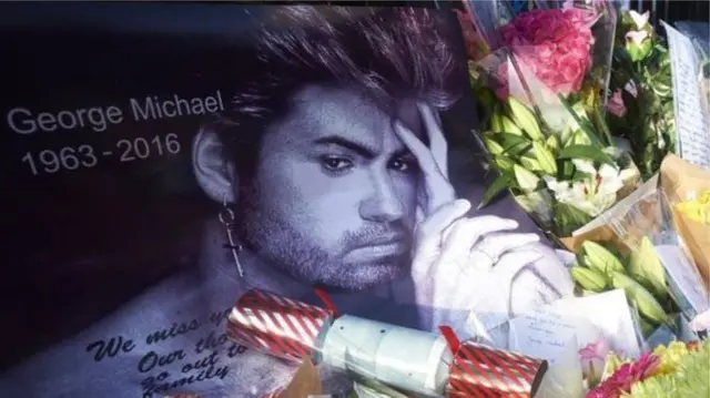 Tributes have been left at George Michael's properties since his death in 2016