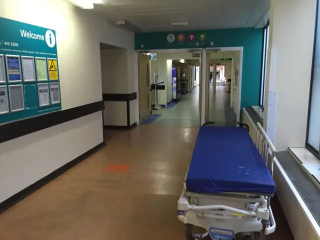 Hospital corridor