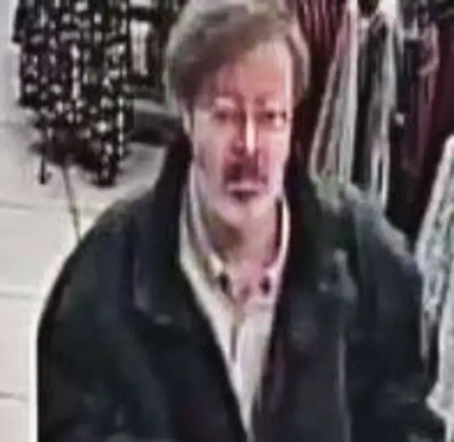 CCTV image of a man police want to speak to