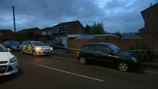 Police cordon on Barrett Drive