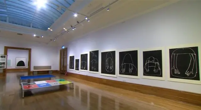 A turner Prize exhibition at Ferens Art Gallery.