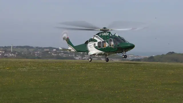 Scilly helicopter